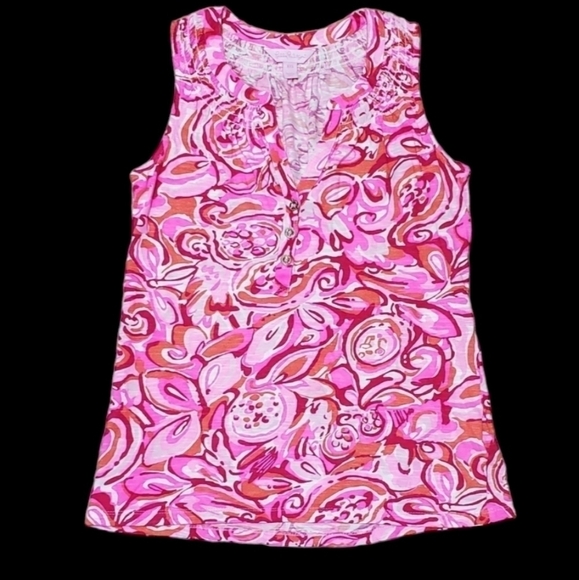 Lilly Pulitzer small Essie Top floral - Picture 11 of 11